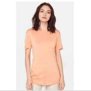 Talentless Modal Short Sleeve Tee in Peach - M